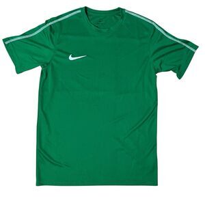 Nike Shirt Boys Green Dri-Fit Soccer Training Sportswear AA2057-302 Youth Sz XL